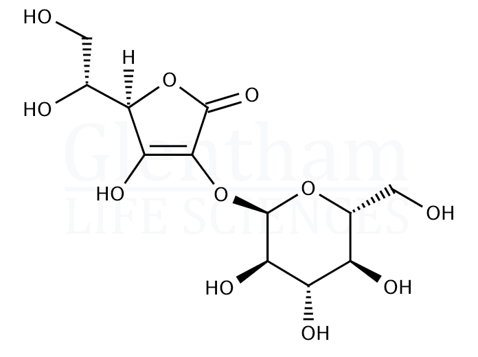 2-O-a-D-Glucopyranosyl-L-ascorbic acid Structure