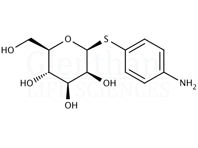4-Aminophenyl b-D-thiomannopyranoside Structure