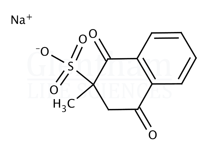 Structure for Menadione sodium bisulfite (130-37-0)
