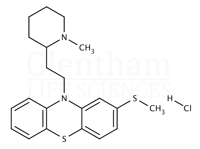 Thioridazine hydrochloride Structure