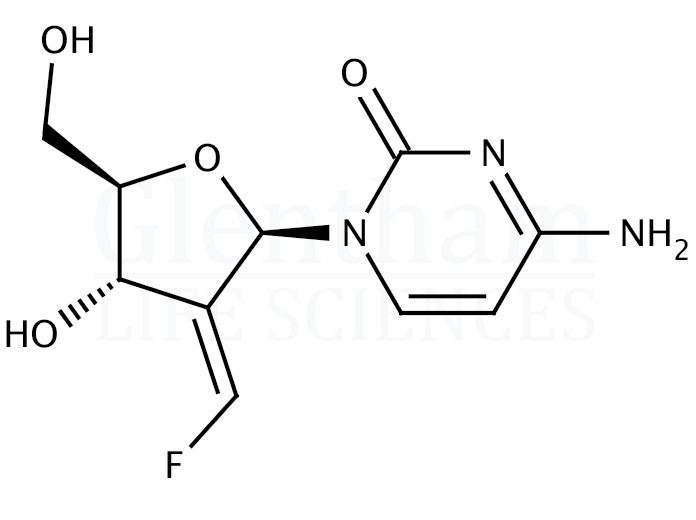 (E)-2''-Deoxy-2''-(fluoromethylene)cytidine Structure