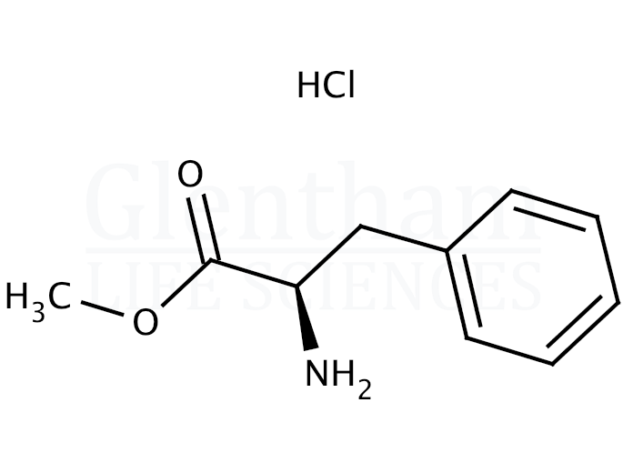 Structure for D-Phenylalanine methyl ester hydrochloride