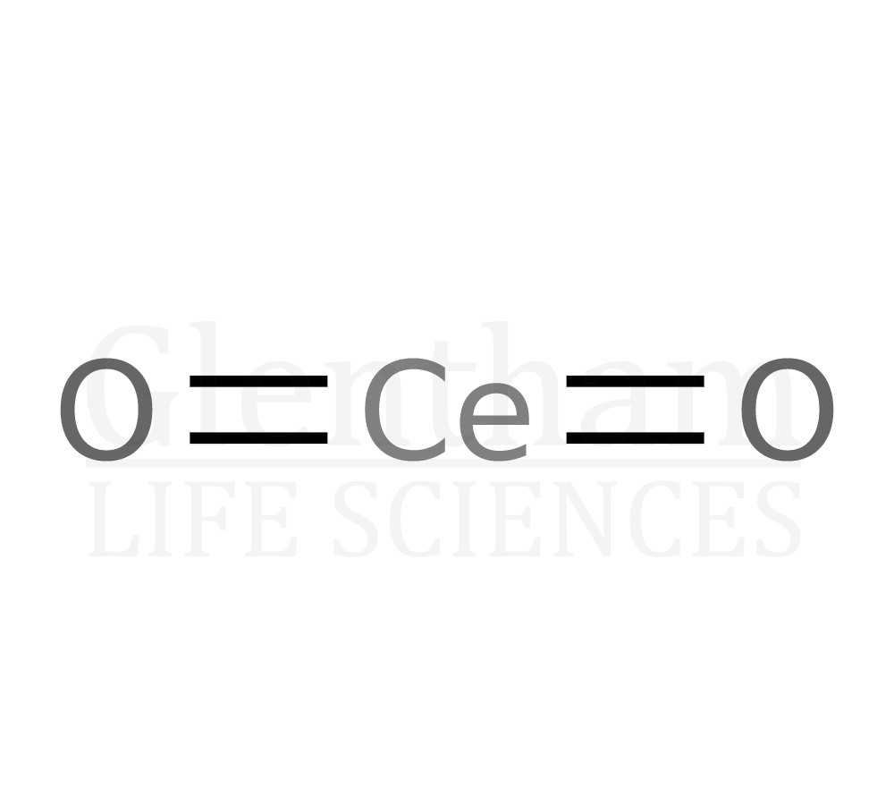 Structure for  Cerium(IV) oxide, 99%  (1306-38-3)