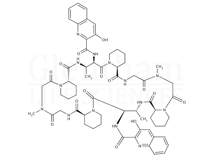 Structure for Quinaldopeptin (130743-07-6)