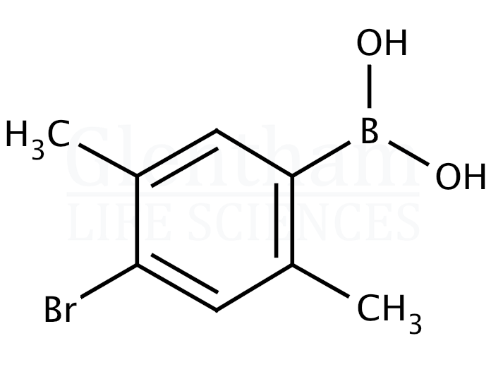 Structure for 4-Bromo-2,5-dimethylboronic acid