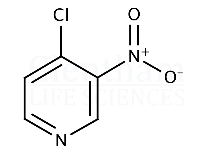 Structure for 4-Chloro-3-nitropyridine (13091-23-1)