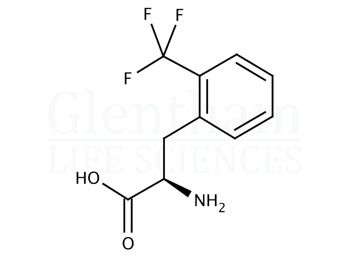 Structure for 2-(Trifluoromethyl)-D-phenylalanine (130930-49-3)