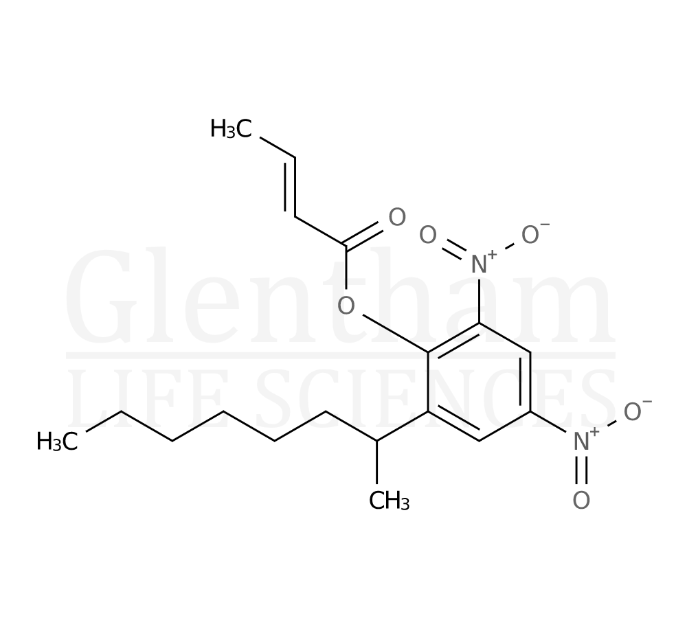 Structure for  Meptyldinocap  (131-72-6)