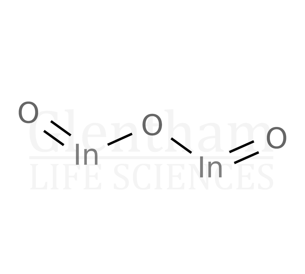 Structure for  Indium oxide, 99.99%  (1312-43-2)