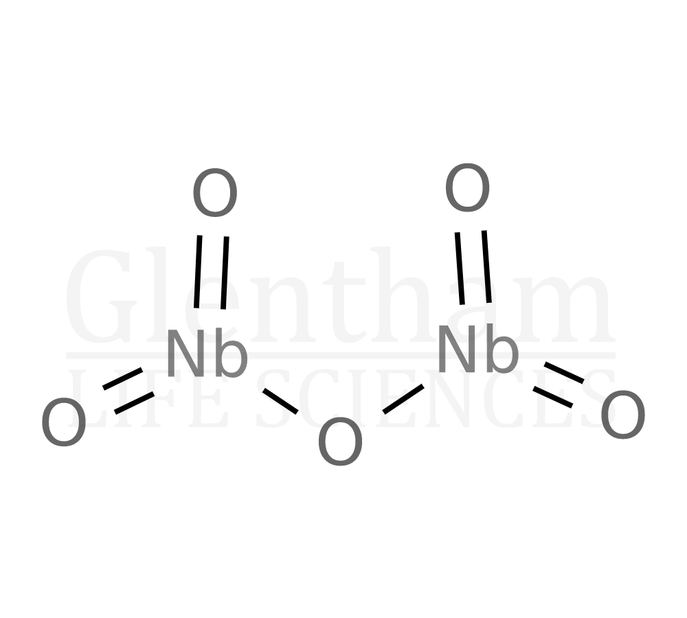 Niobium(V) oxide, 99.5% Structure