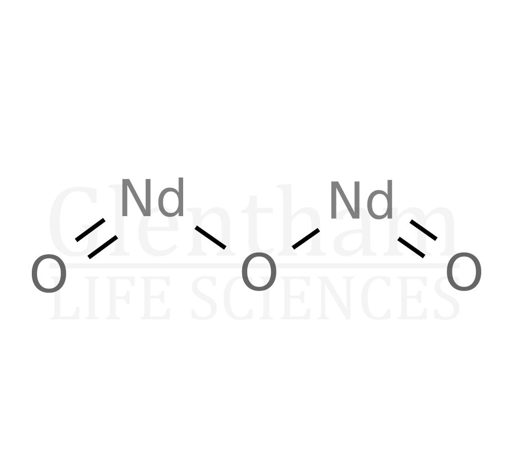 Structure for  Neodymium oxide, 99.9%  (1313-97-9)