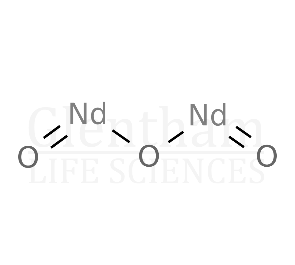 Structure for Neodymium oxide-Nano Powder, 99.9%