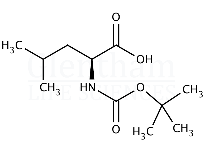 Boc-Leu-OH hydrate Structure