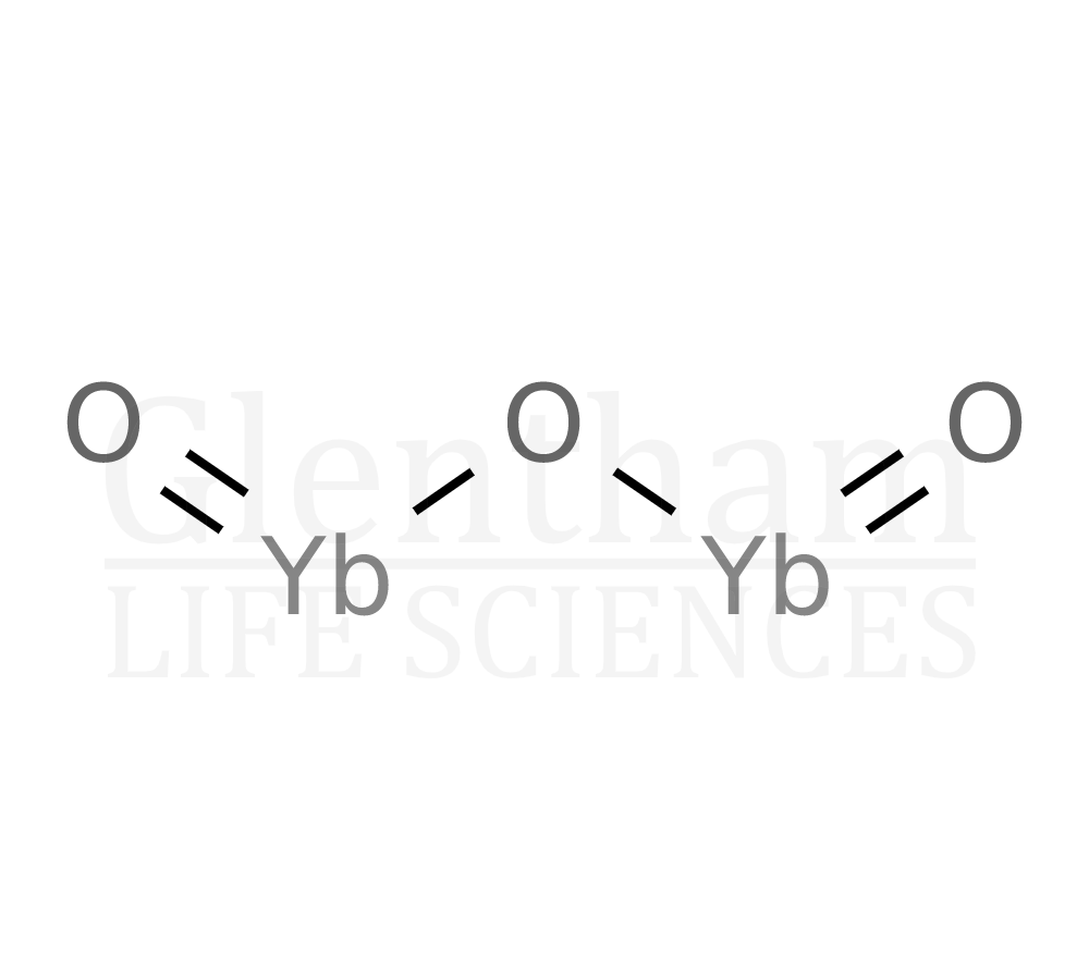 Structure for  Ytterbium oxide, 99.99%  (1314-37-0)