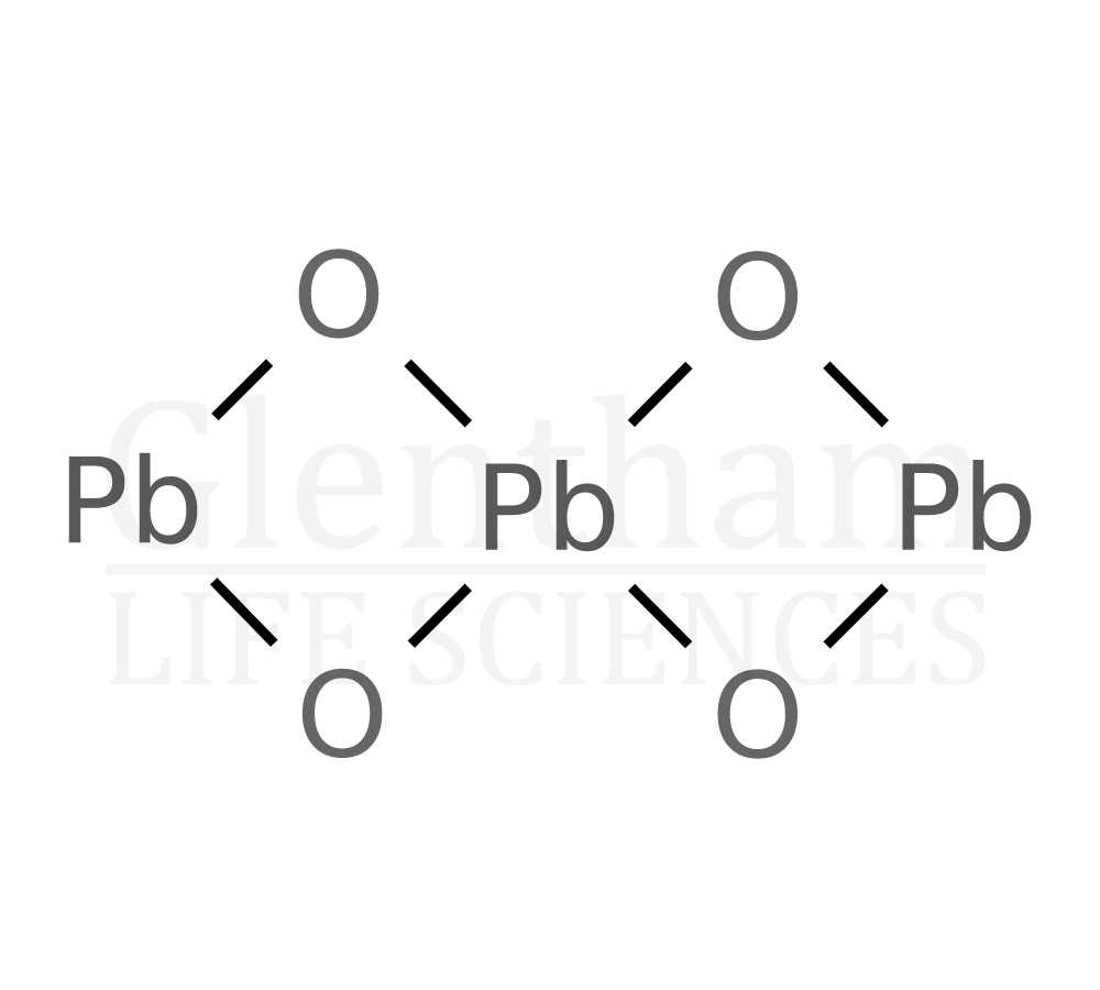 Structure for Lead(II,IV) oxide, 97%