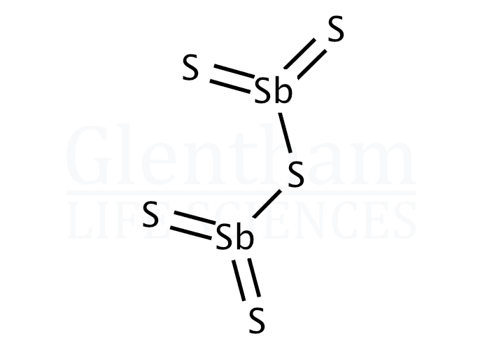 Antimony(V) pentasulfide Structure