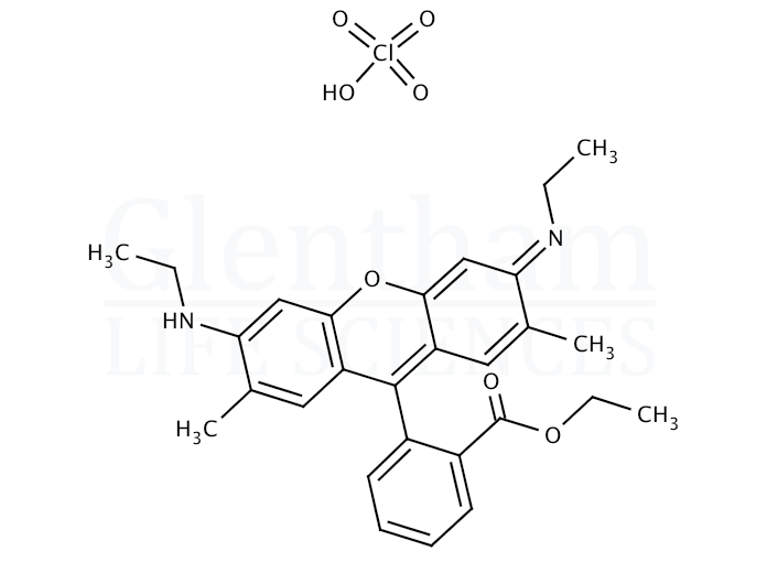 Rhodamine 6G perchlorate Structure