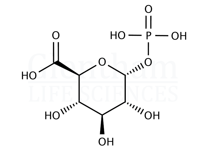 a-D-Glucuronic acid-1-phosphate Structure