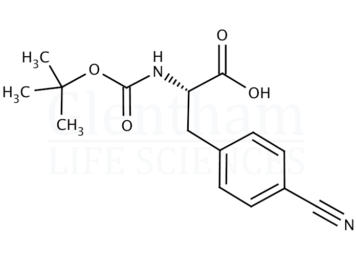Structure for Boc-Phe(4-CN)-OH   