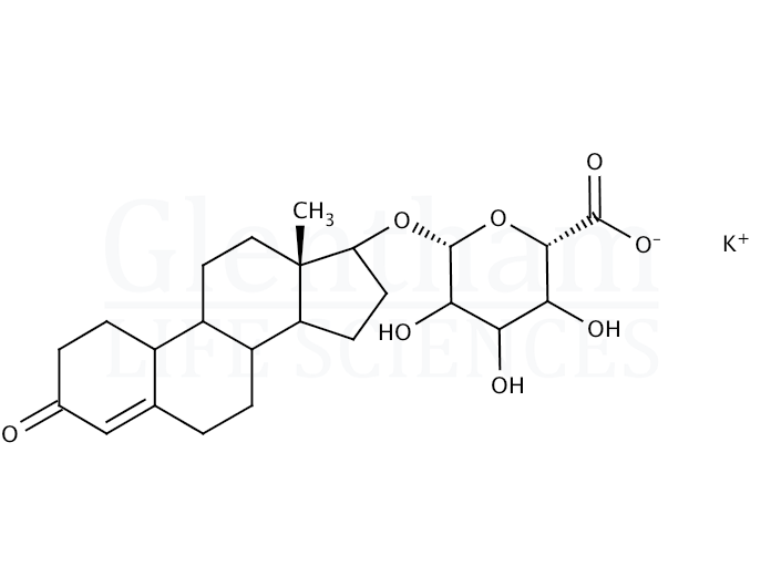 17-b-Nandrolone glucuronide potassium salt Structure