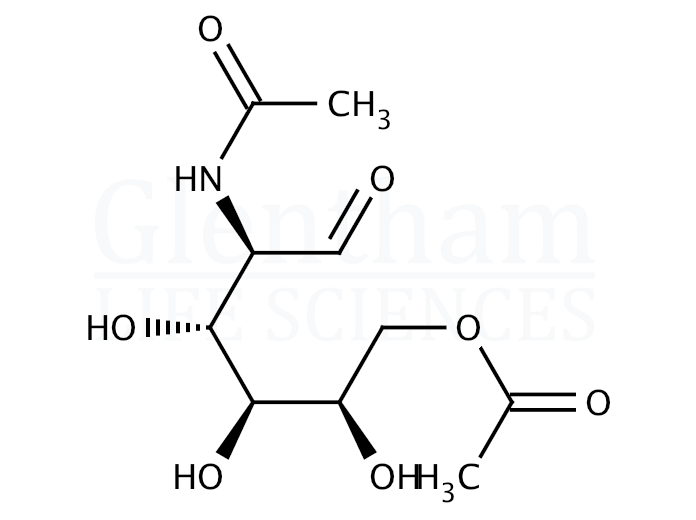 N-Acetyl-D-glucosamine 6-acetate Structure