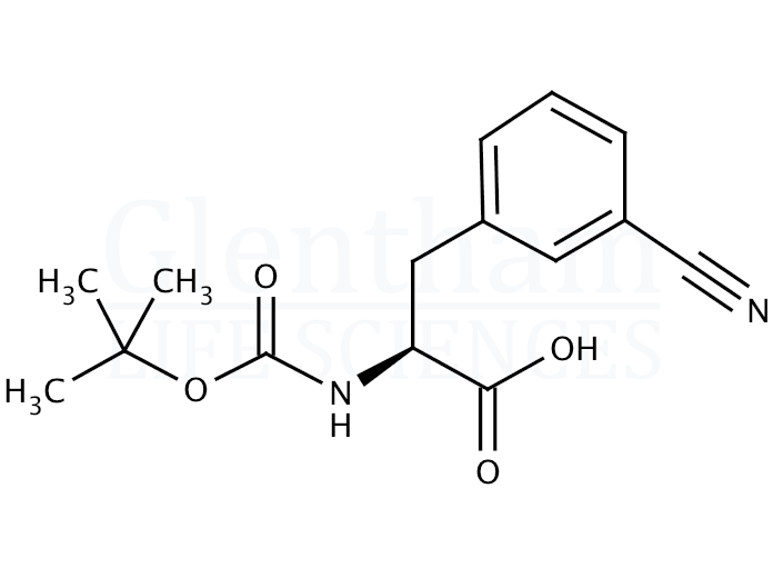 Structure for Boc-Phe(3-CN)-OH   