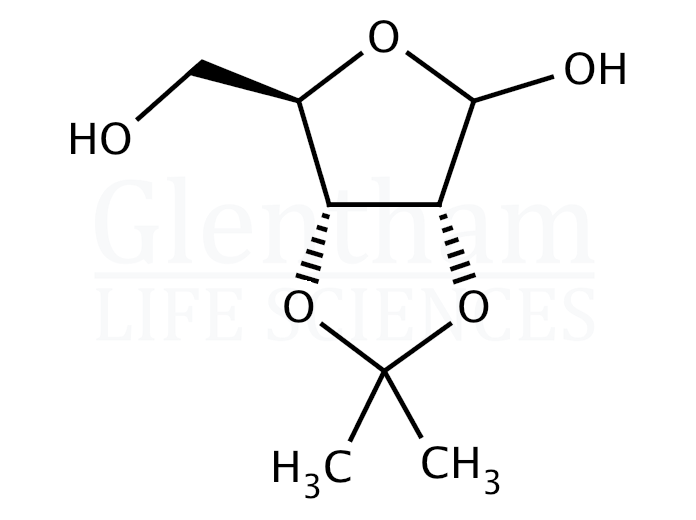 2,3-O-Isopropylidene-D-ribose Structure