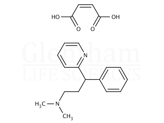 Structure for Pheniramine maleate