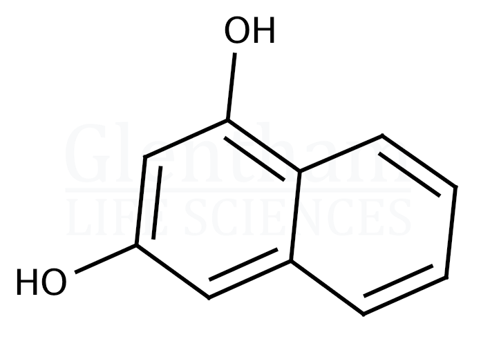 1,3-Dihydroxynaphthalene Structure