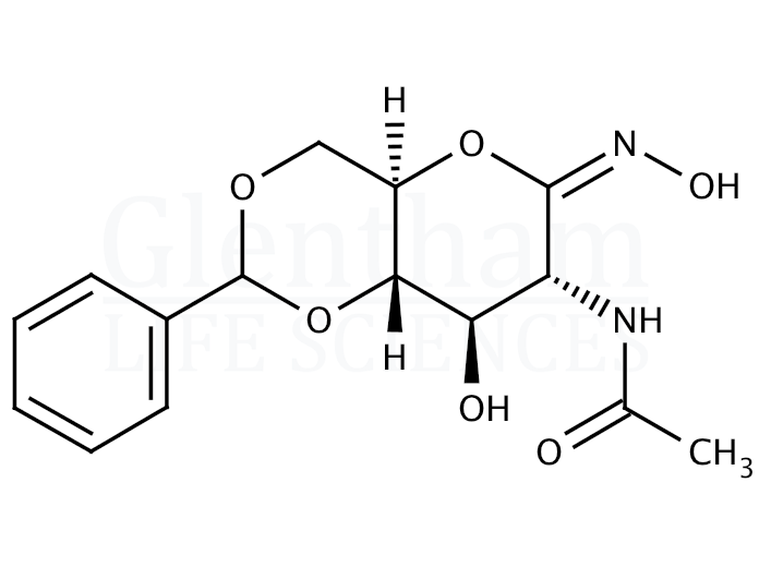 2-Acetamido-4,6-O-benzylidene-2-deoxy-D-gluconohydroximo-1,5-lactone Structure