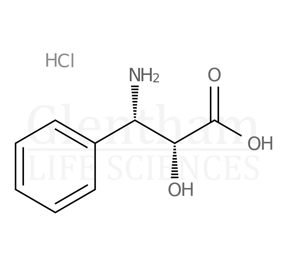 (2R,3S)-3-Phenylisoserine hydrochloride Structure