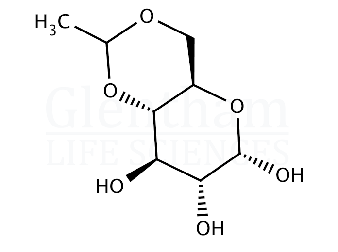 Structure for 4,6-O-Ethylidene-D-glucopyranose