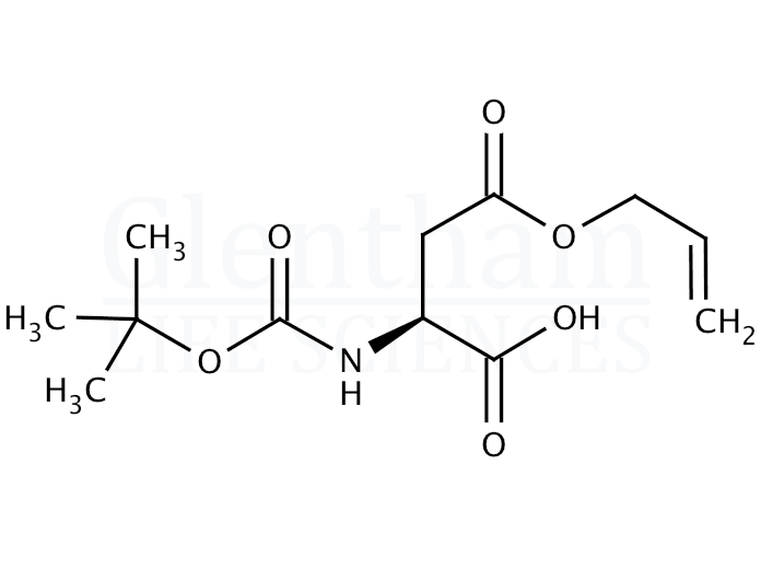 Structure for Boc-Asp(OAll)-OH (132286-77-2)