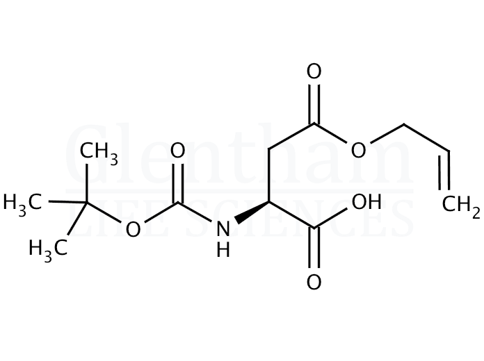 Boc-Asp(OAll)-OH Structure