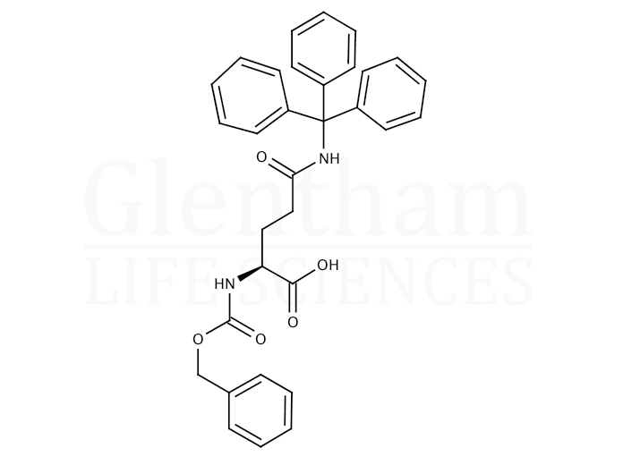 Structure for Z-Gln(Trt)-OH