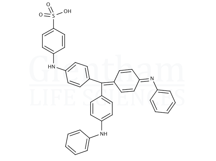 Structure for Alkali Blue 6B (C.I. 42765) (1324-76-1)