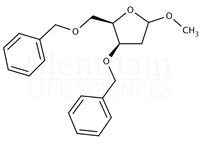 Methyl 3,5-di-O-benzyl-D-xylofuranoside Structure
