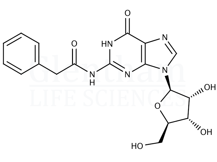 N2-Phenylacetylguanosine Structure