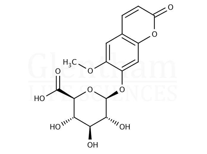 Scopoletin b-D-glucuronide Structure