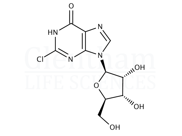 2-Chloroinosine Structure