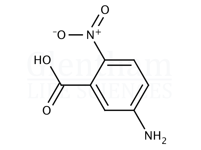 Structure for 5-Amino-2-nitrobenzoic acid 