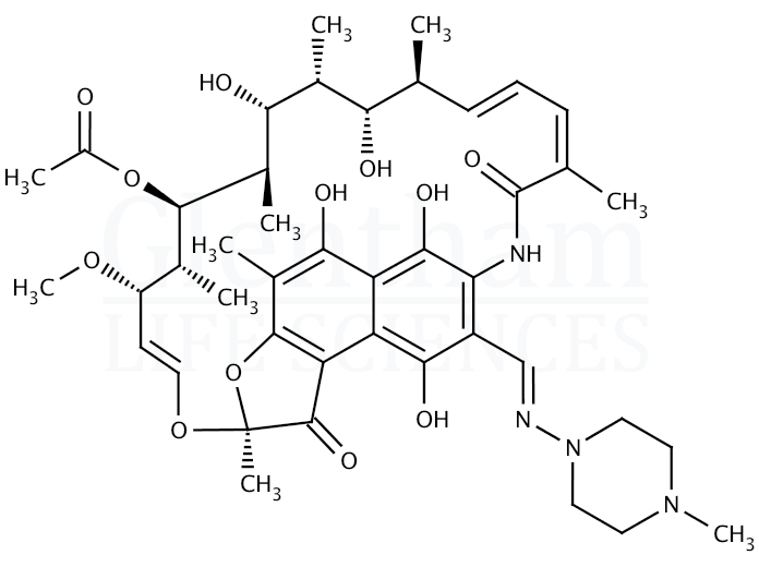 Structure for Rifampicin (13292-46-1)