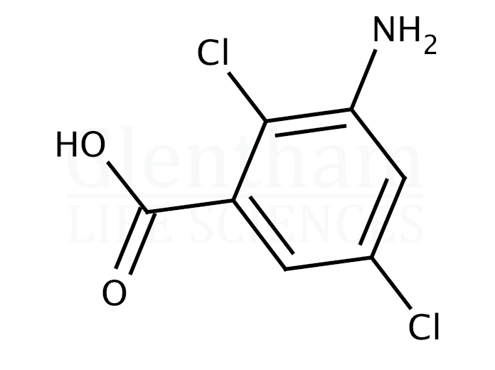 Structure for 3-Amino-2,5-dichlorobenzoic acid  