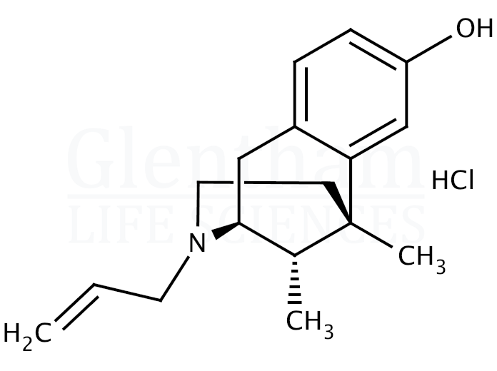 (+)-N-Allylnormetazocine hydrochloride Structure