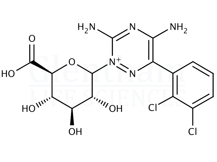 Lamotrigine N2-glucuronide Structure