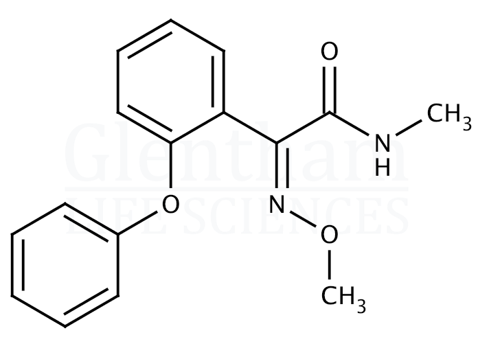 Structure for (Z)-Metominostrobin (133408-51-2)