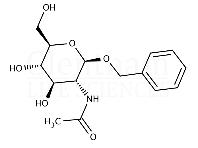 Benzyl 2-acetamido-2-deoxy-β-D-glucopyranoside Structure
