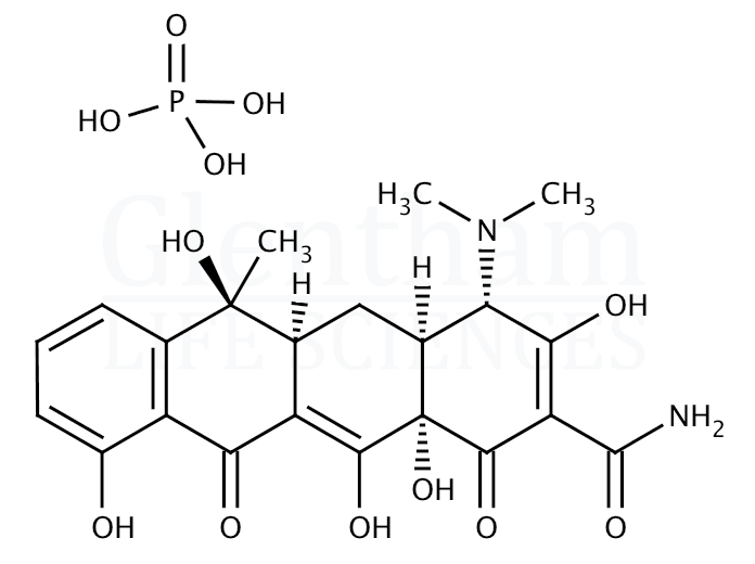 Tetracycline phosphate complex Structure