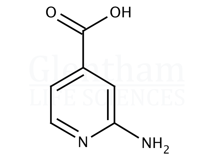 2-Aminopyridine-4-carboxylic acid Structure