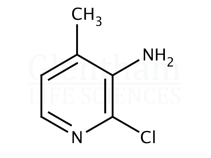 3-Amino-2-chloro-4-picoline (3-Amino-2-chloro-4-methylpyridine) Structure